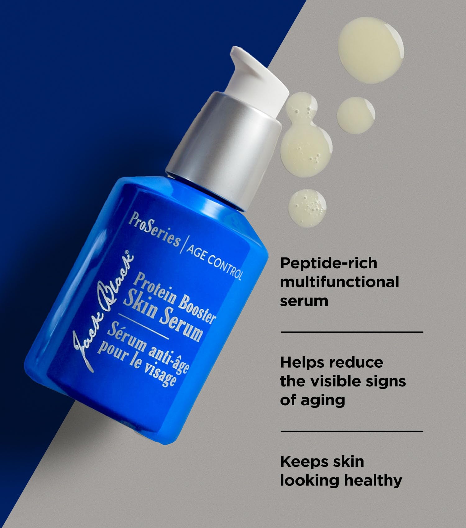 Jack Black Eye Rescue application near delicate eye area boosts radiance.