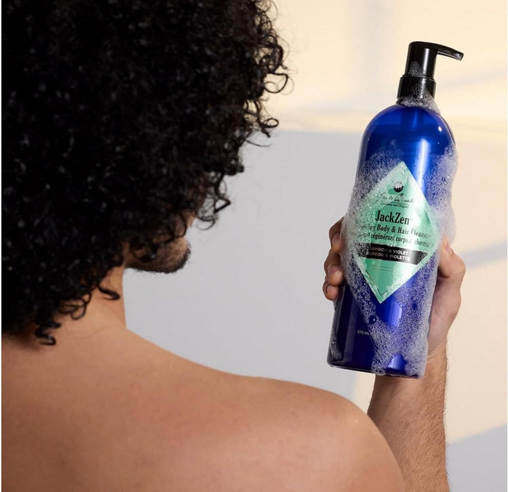 Packaging shot of JackBlack JackZen Renewing Body Cleanser 33oz