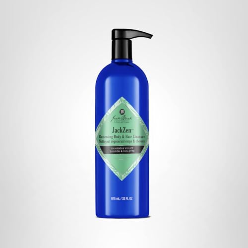 Rinse hands with JackZen Renewing Body Cleanser after shower