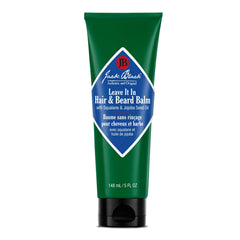 Jack Black Leave It In Balm bottle shown for on-the-go conditioning