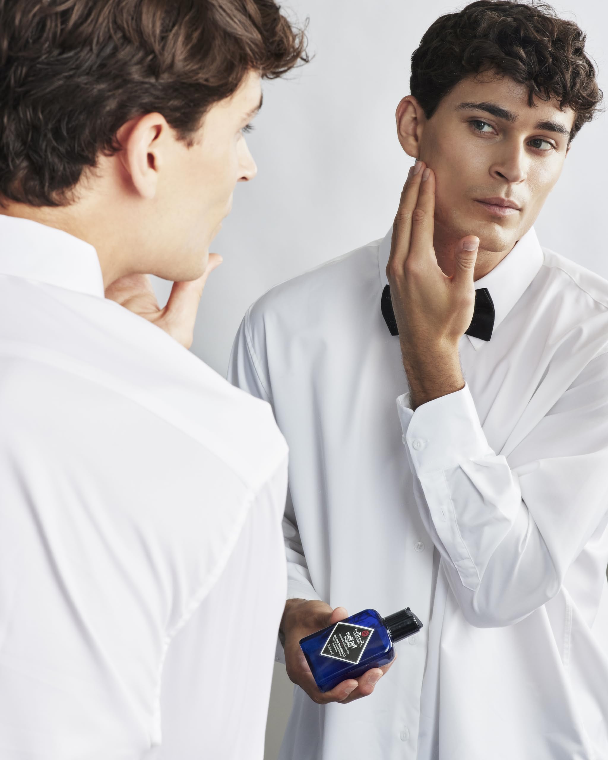 Jack Black mens shaving routine display illustrates a simple daily grooming ritual.