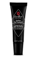 Jack Black NightMode lip treatment bottle closeup for rich overnight hydration