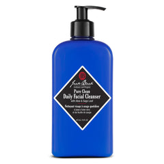 Jack Black Pure Clean Daily Facial Cleanser bottle-dispense for quick cleansing in morning routine