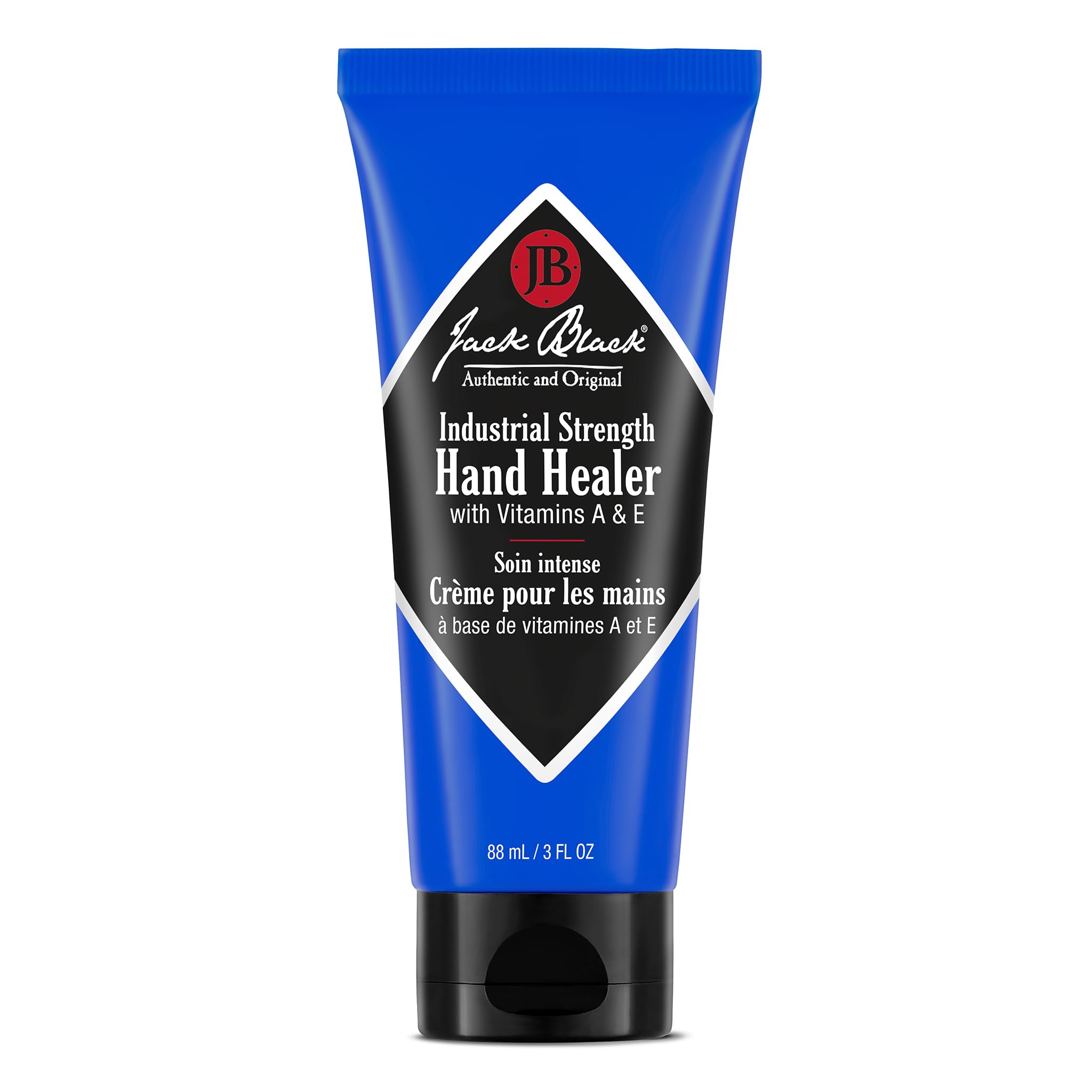 Jack Black Reparador de Manos de Fuerza Industrial, crema de absorción rápida para piel seca.