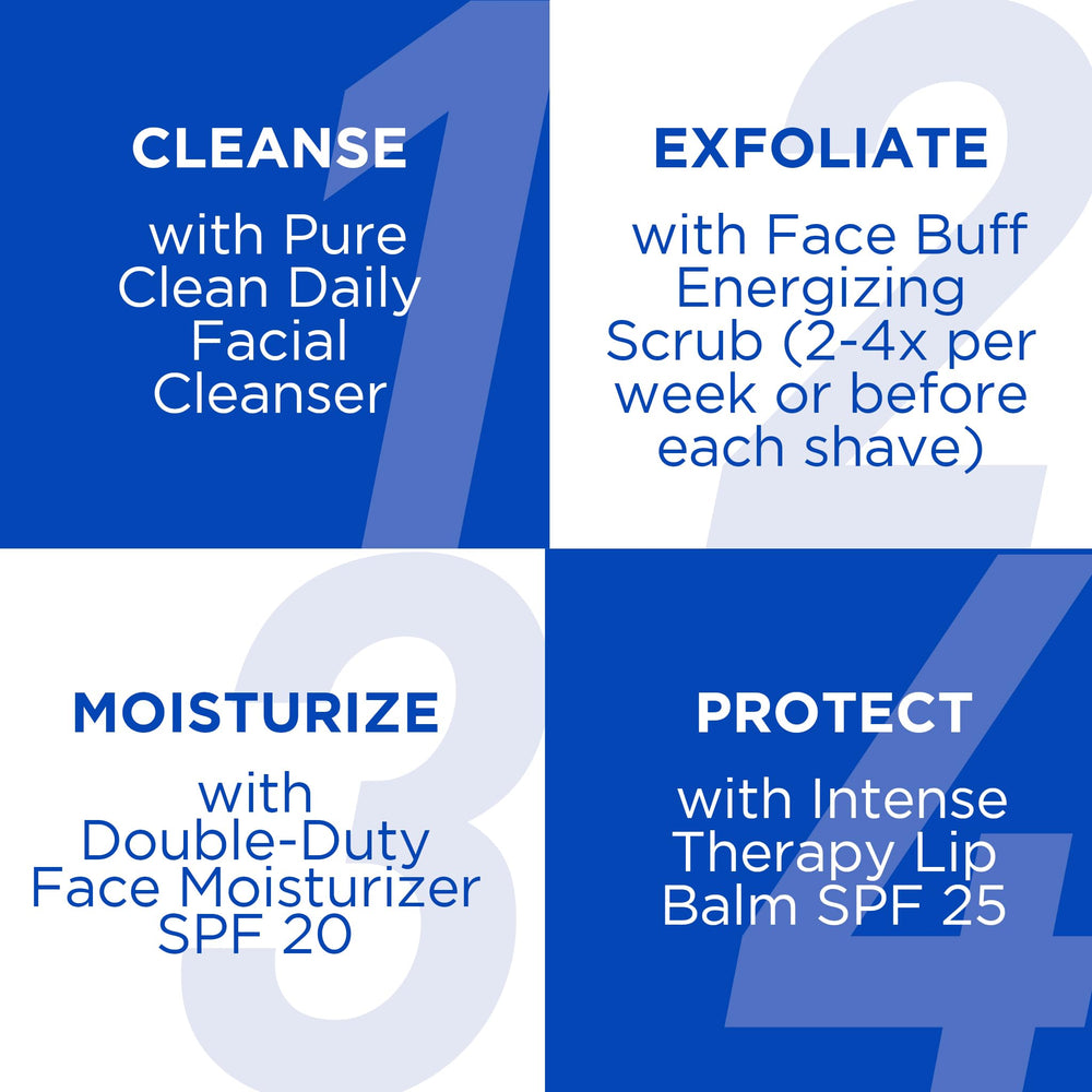 Morning routine shot showing SPF 20 protection during daytime activities.