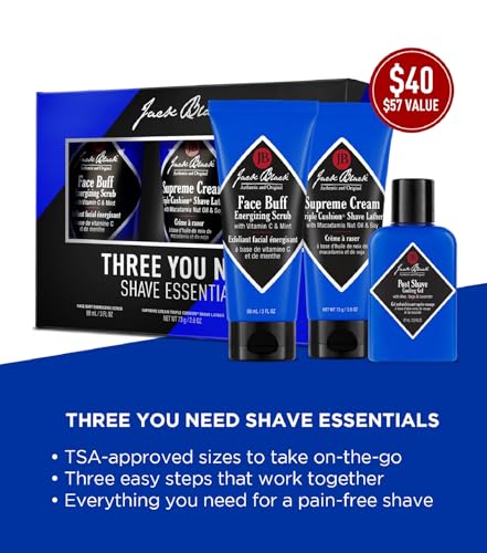 Jack Black supreme cream triple cushion shave lather close-up highlighting rich, protective foam for smooth shaving.