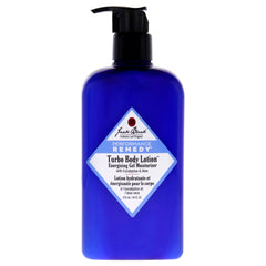 Jack Black Turbo Body Lotion bottle for quick, refreshing hydration after showers