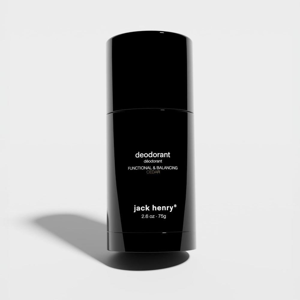 Jack Henry Cedar deodorant packaging highlights sustainable materials for eco-friendly shoppers.