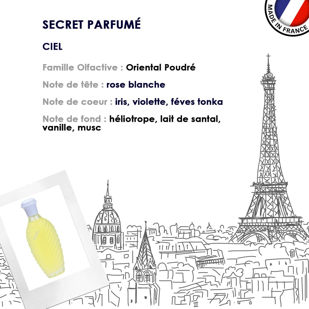 Jacques Saint Pres CIEL luxe box bottle conveys refined sophistication and indulgent aura.