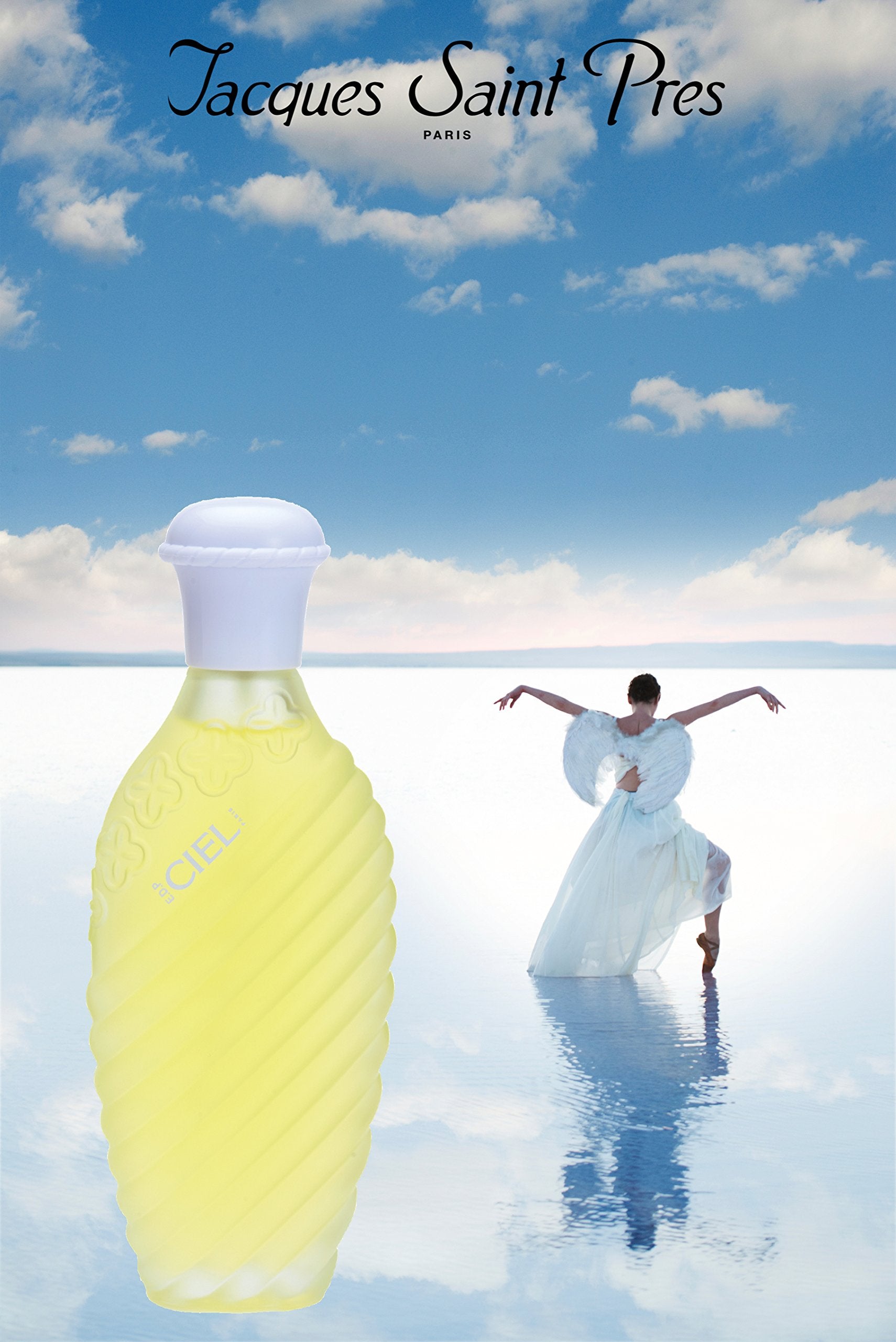 Jacques Saint Pres CIEL spray application captures effortless daytime sophistication.