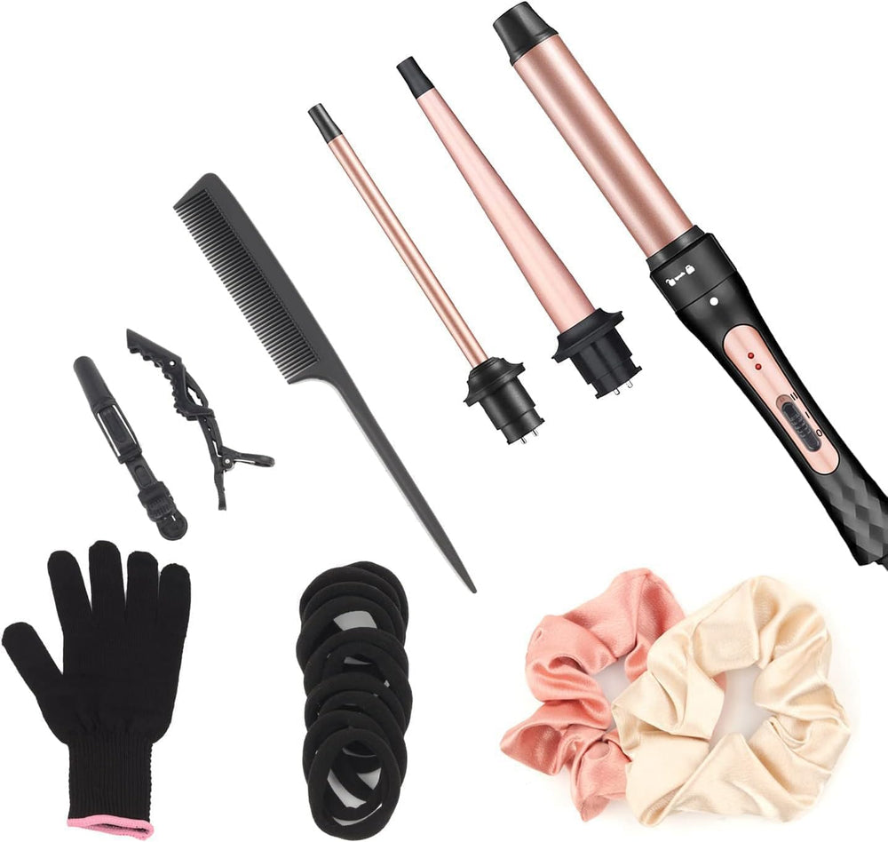 JAETON curling wand helps reduce frizz and add shine on long hair.