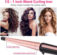 JAETON wand at fixed 210°C for consistent styling.