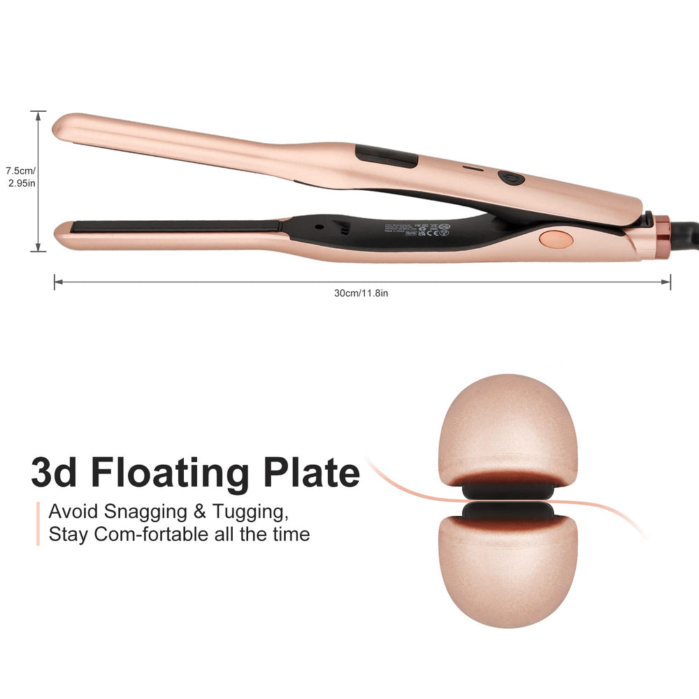 JAETON flat iron with digital LCD display for precise temperature control