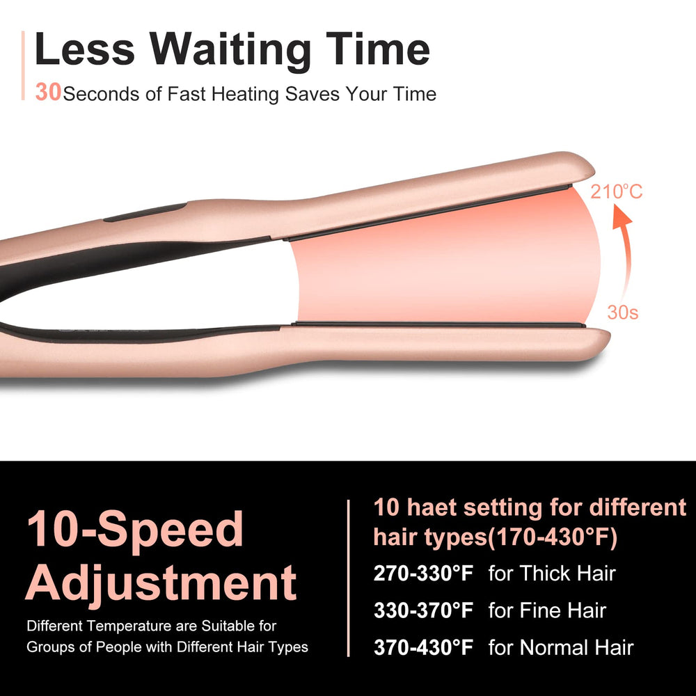 JAETON pencil flat iron ideal for pixie cuts with fast, even heat
