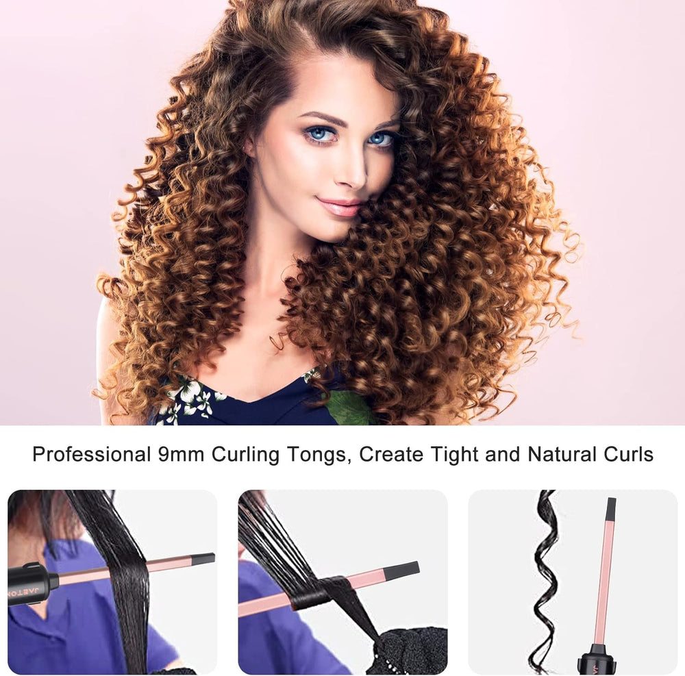 JAETON tourmaline ceramic technology highlights even heat for smoother curls
