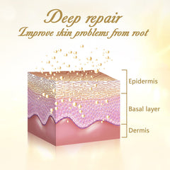 Close-up of Jakuva gold facial mask delivering a luminous, smooth look
