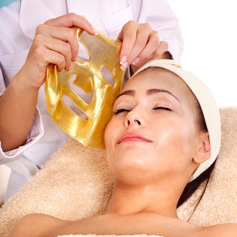 Remaining serum massaged onto neck and arms for extra hydration