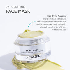 Jan Marini Skin Research Skin Zyme Face Mask being spread for exfoliating treatment