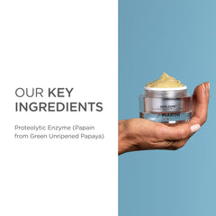 Jan Marini Skin Research Skin Zyme Face Mask texture swirls on skin