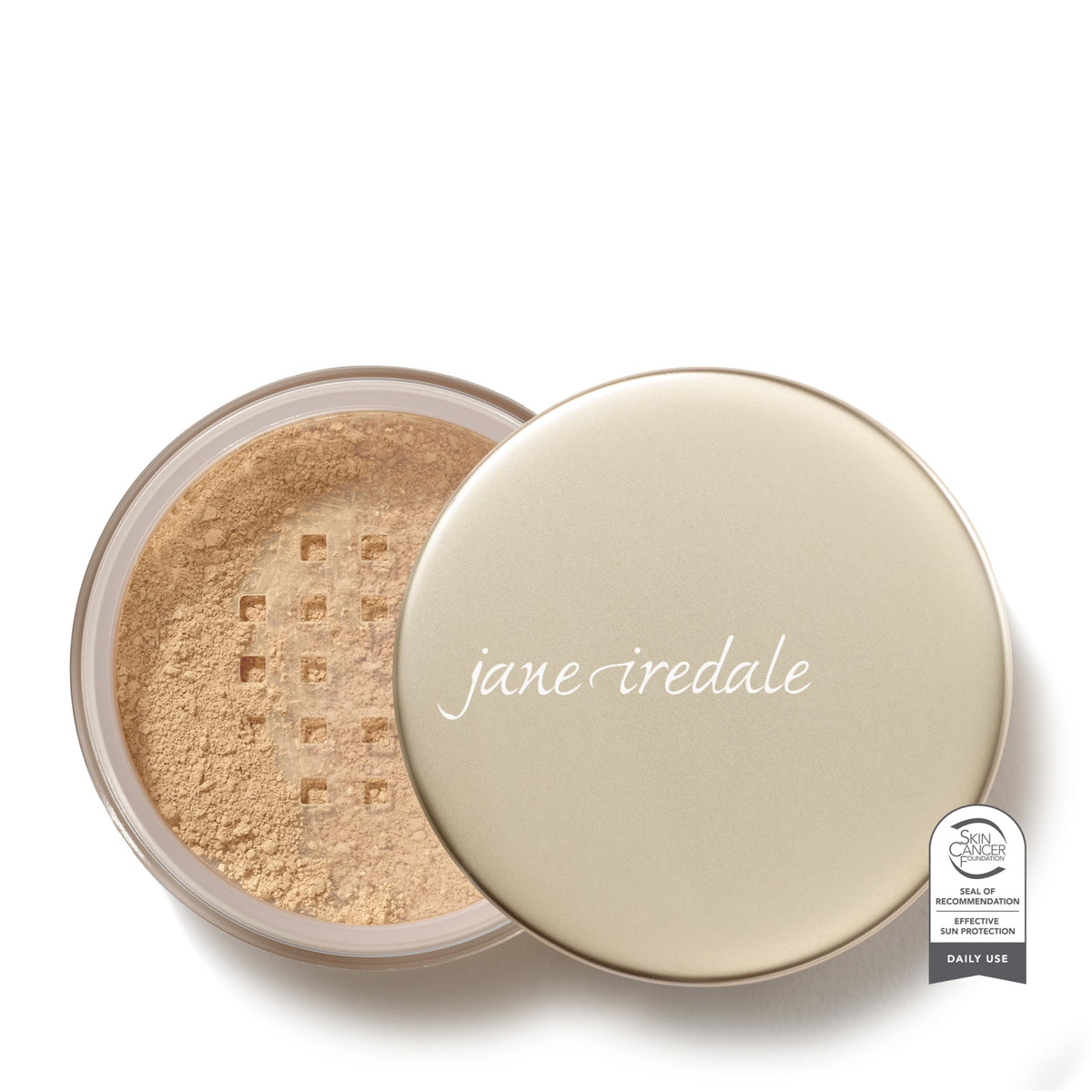 jane iredale Amazing Base powder jar with airy texture and SPF 20 protection