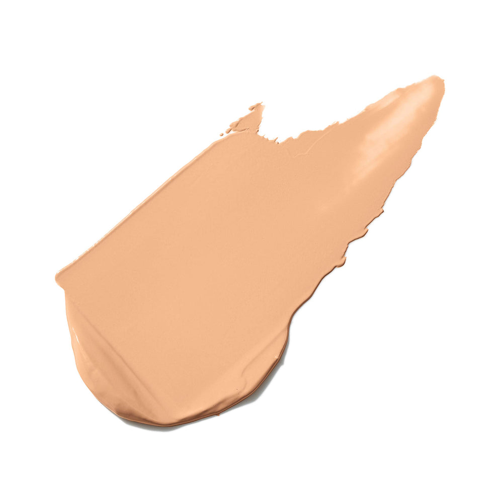 Jane Iredale Beyond Matte close-up reveals natural, semi-matte finish.