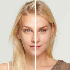 Jane Iredale Beyond Matte texture demonstrates easy blend for even tone.