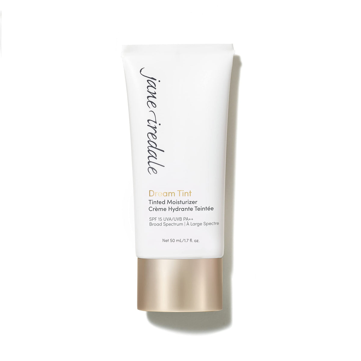 Jane Iredale Dream Tint medium tube front offers lightweight coverage and hydration.