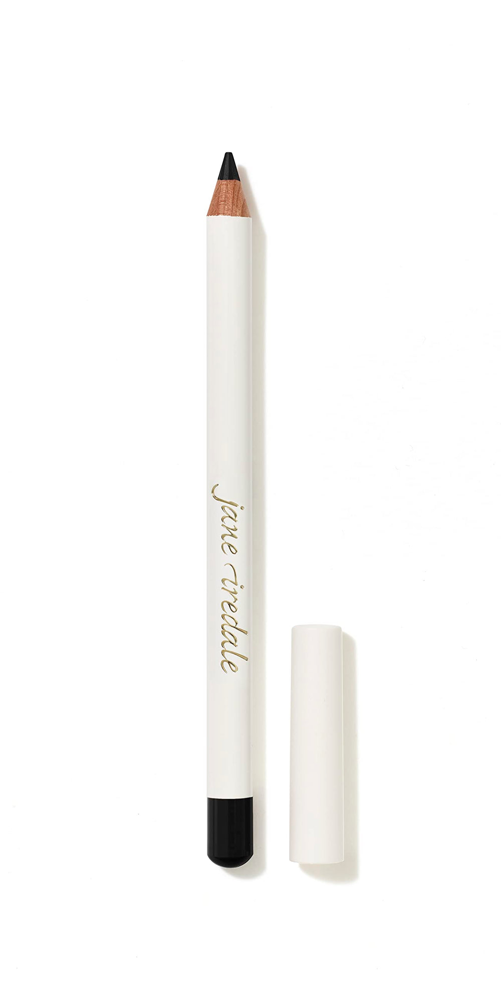 Jane Iredale Eye Pencil Basic Black soft creamy application for smooth, snag-free color.