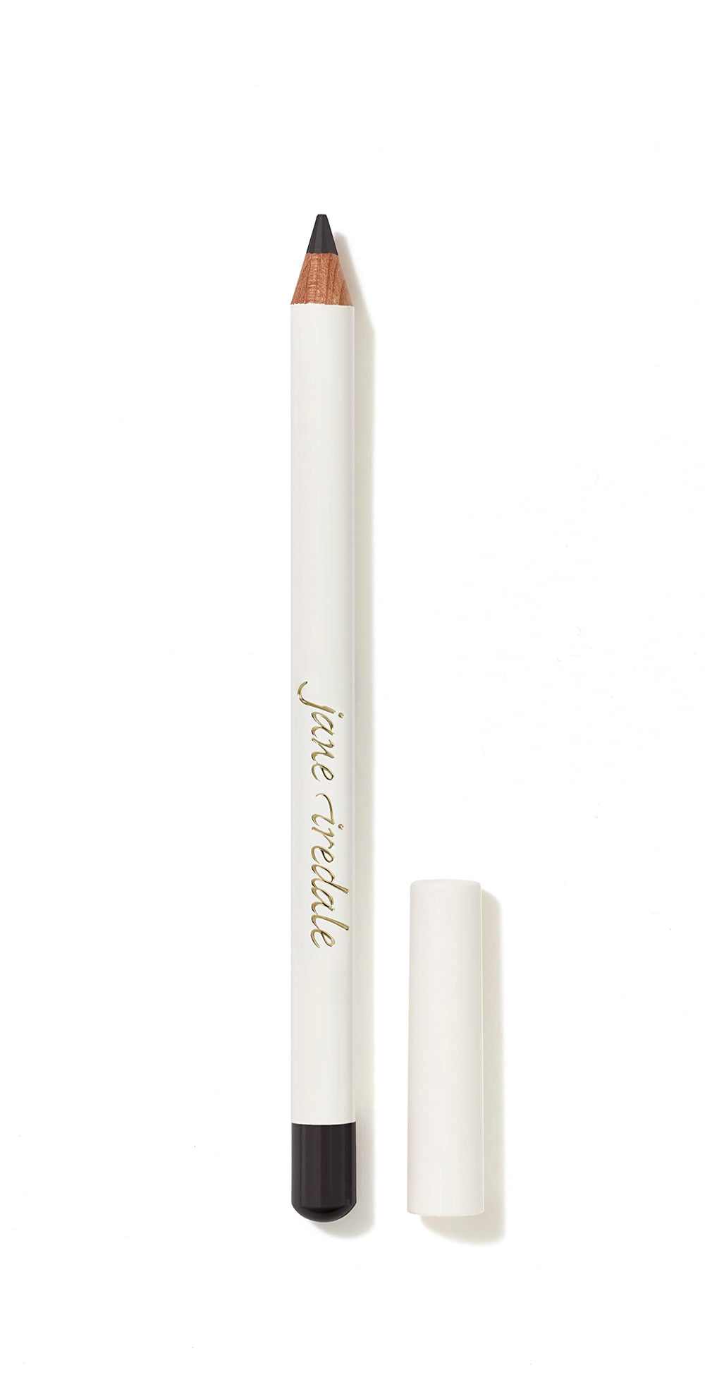 Jane Iredale Eye Pencil Black Grey glides smoothly for waterline definition