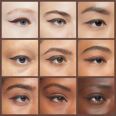 Jane Iredale Eye Pencil brown closeup with long-lasting color for defined eyes.