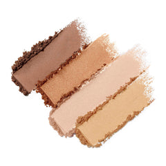 Jane Iredale PureBronze Shimmer Bronzer Palette blend action demonstrates seamless mixing.