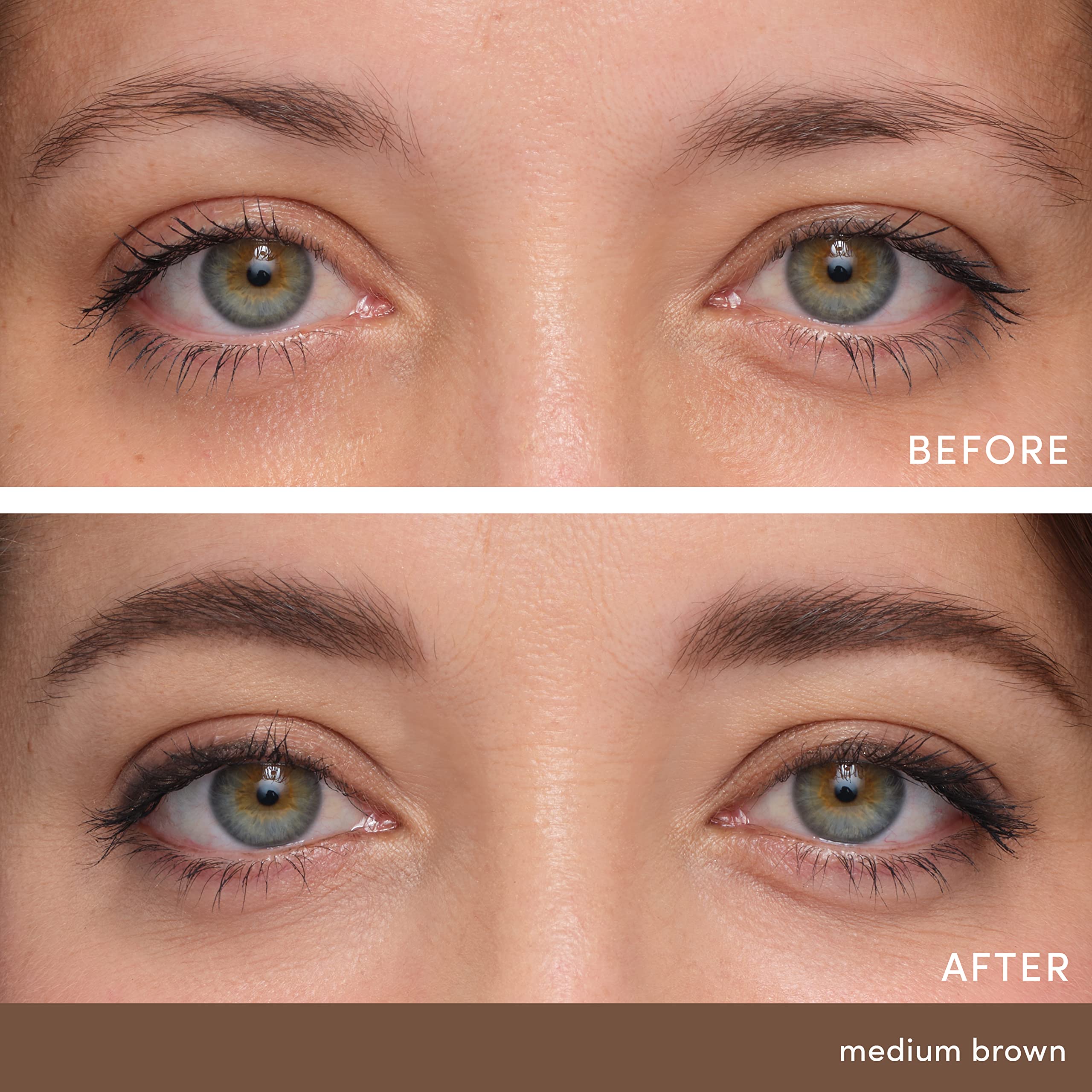 jane iredale PureBrow micro-spoolie closeup highlights precise grooming and controlled product pickup.