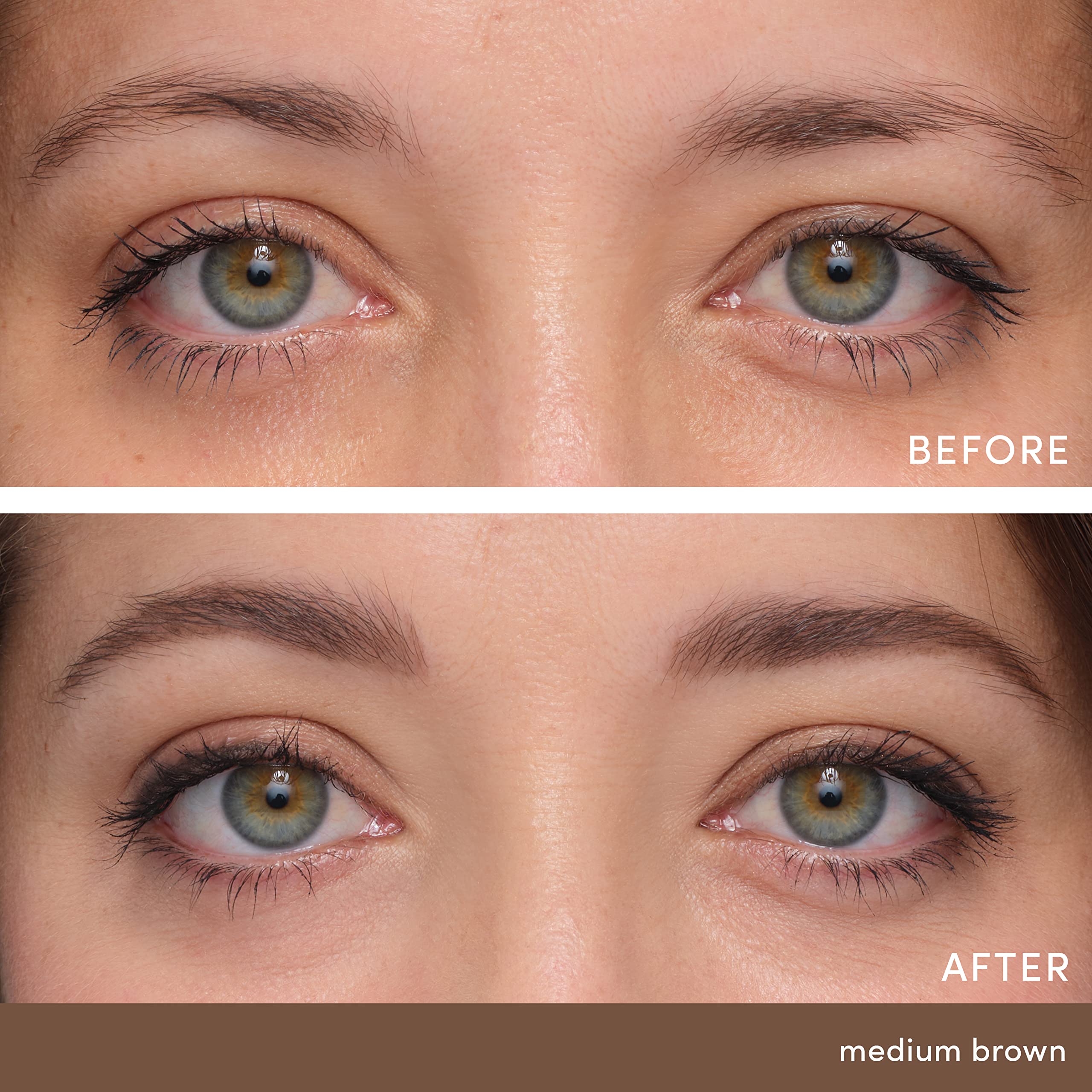 Jane Iredale PureBrow swatches show six natural-looking shades