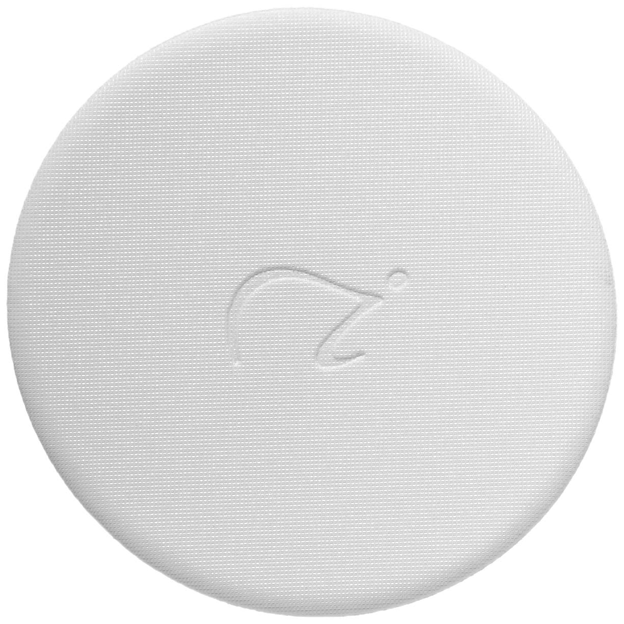 Jane Iredale PureMatte refillable compact with sponge enables portable touch-ups on the go.
