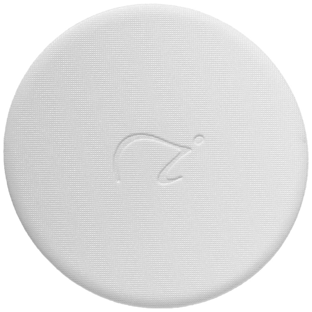 Jane Iredale PureMatte refillable compact with sponge enables portable touch-ups on the go.