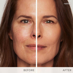 Jane Iredale PurePressed Base application swatch shows matte finish on skin