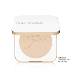 Jane Iredale PurePressed Base SPF coverage swatch with UVA/UVB protection
