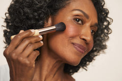 Jane Iredale PurePressed Blush blends softly like cream for seamless cheeks.