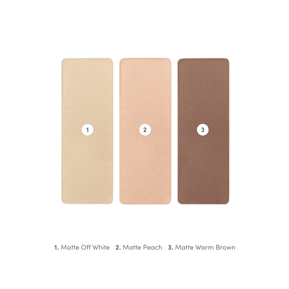 Jane Iredale PurePressed Eye Shadow Triple Sweet Spot long wear creamy formula resists creasing
