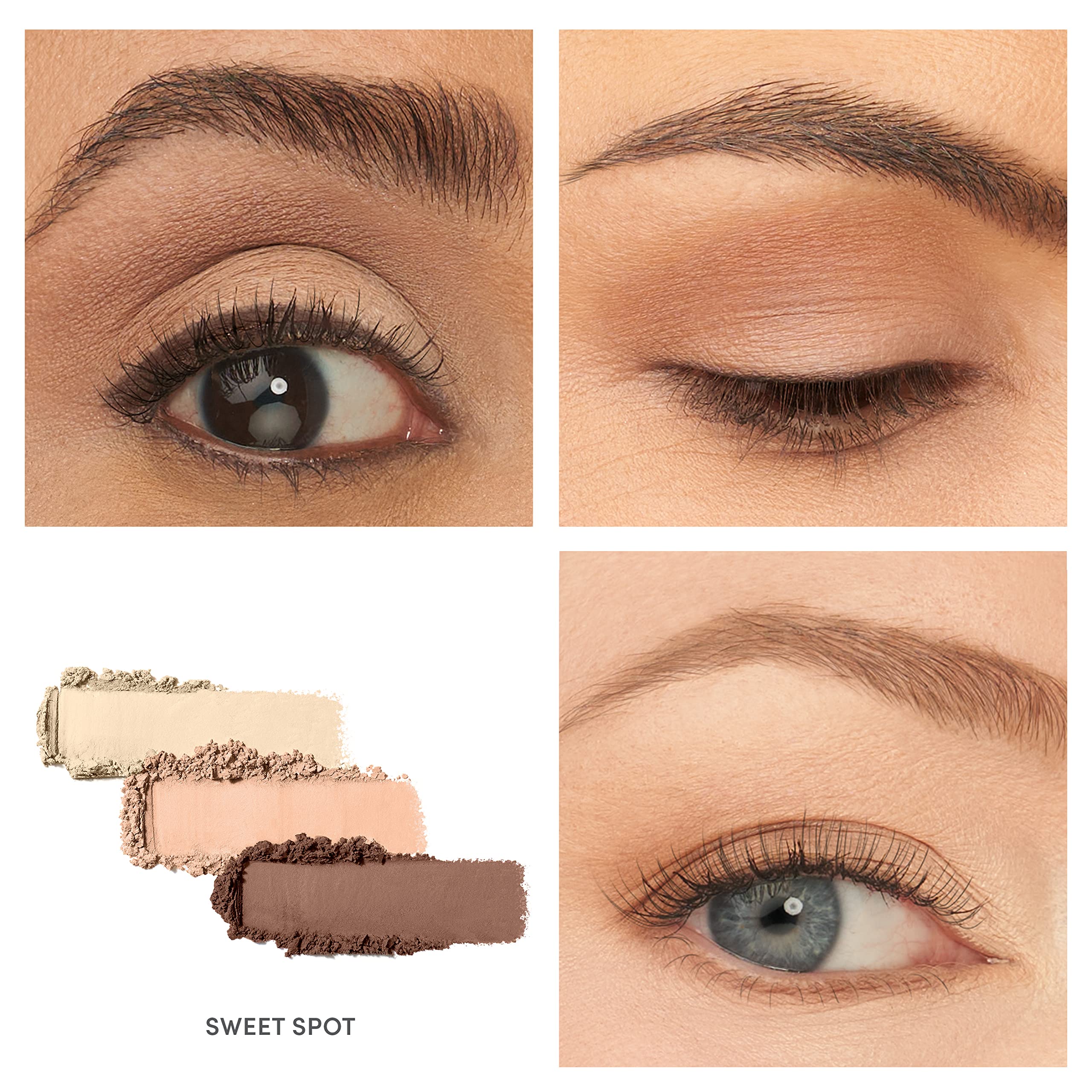 Jane Iredale PurePressed Eye Shadow Triple Sweet Spot soft blend texture for smooth shading