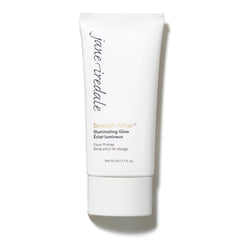 jane iredale Smooth Affair Illuminating Glow Primer bottle close-up highlights hydrating formula.