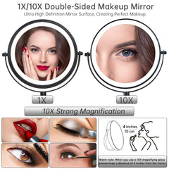 JANEEVA mirror with 360-degree rotation for flexible viewing angles