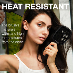 Janeke Superbrush detangling bristles glide through knots gently