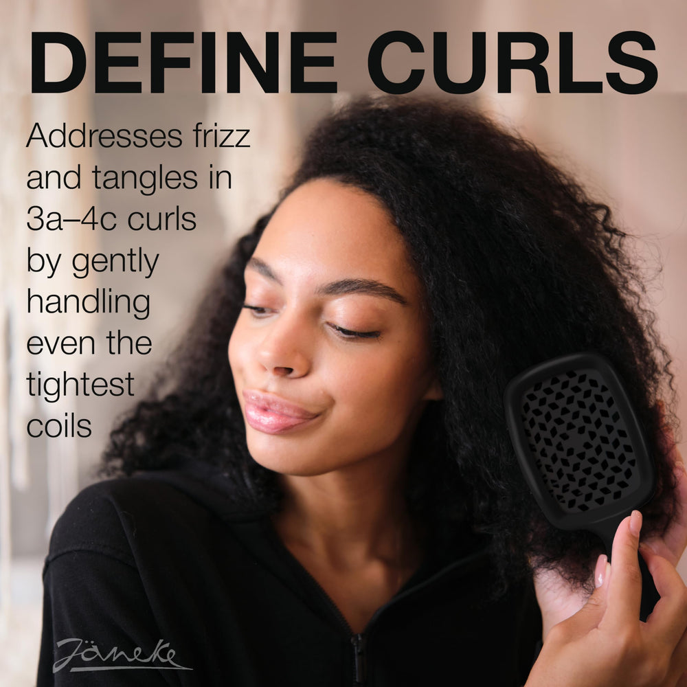Janeke Superbrush ready for wet hair and dryer workflow