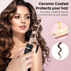 Janelove curling wand 1-inch for loose, voluminous waves