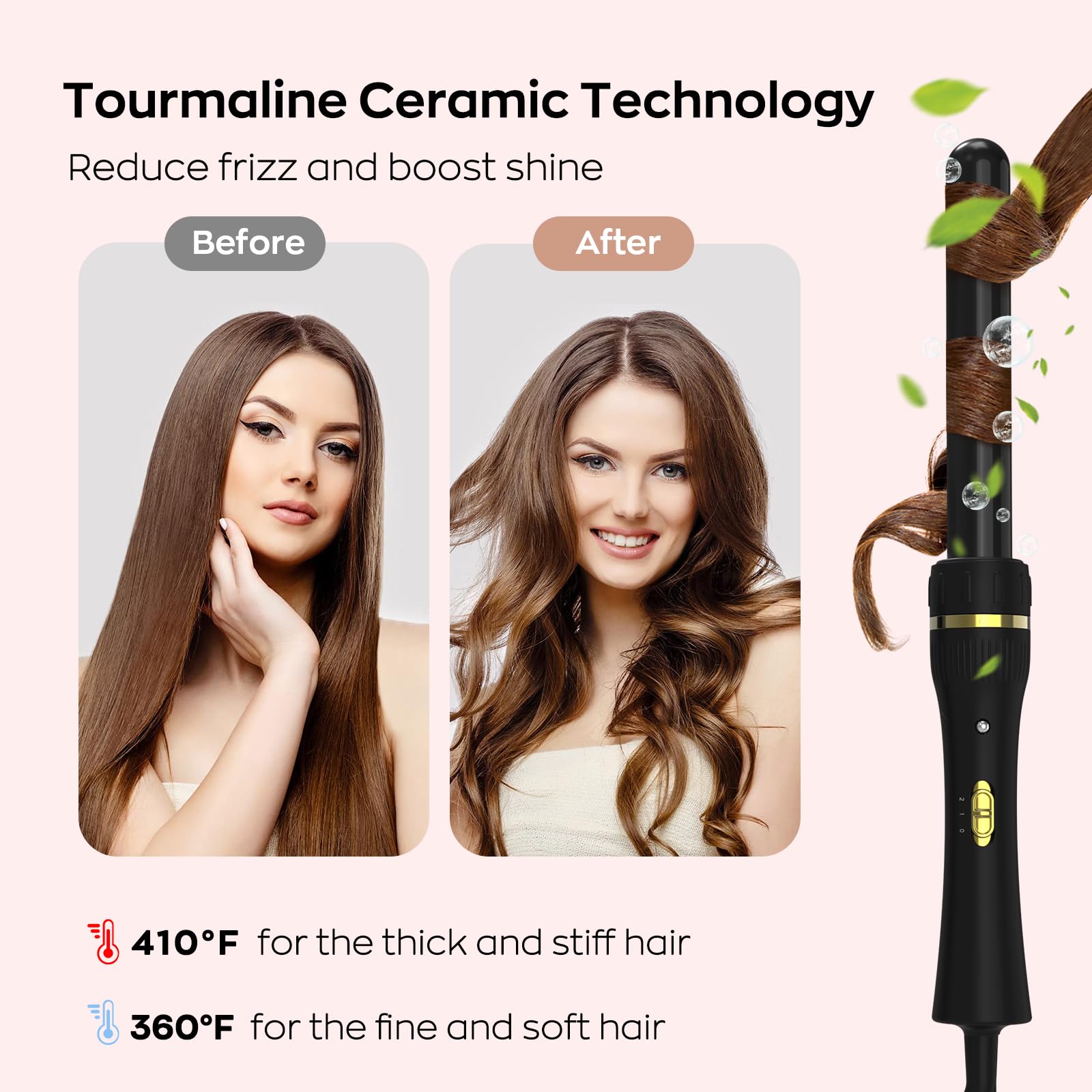 janelove dual voltage travel-friendly curling iron ready for trips.