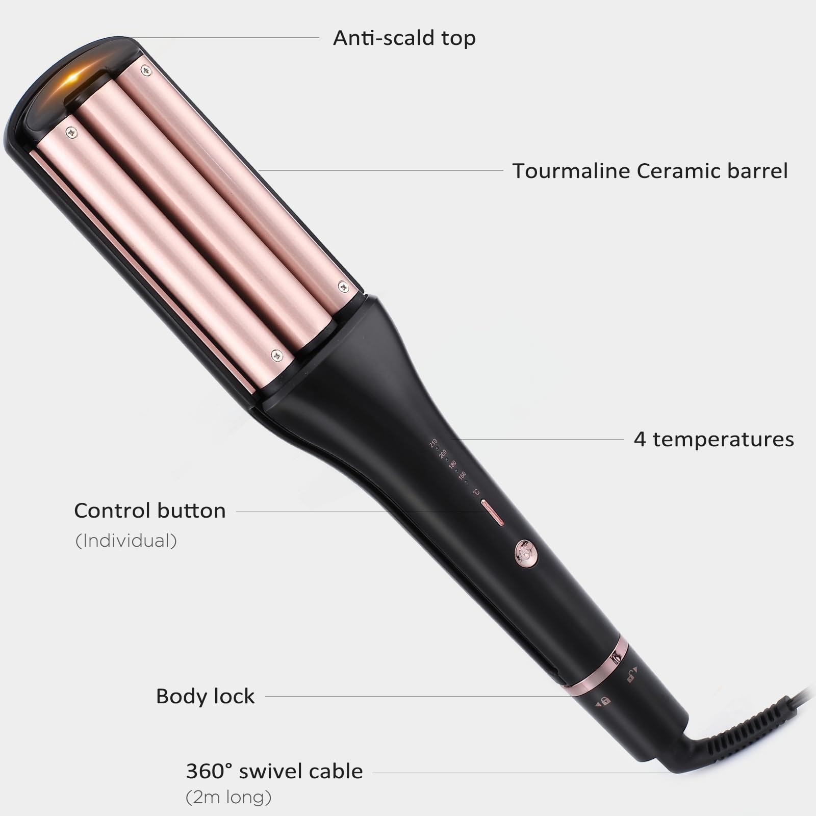 janelove sleek ergonomic design enables comfortable handling