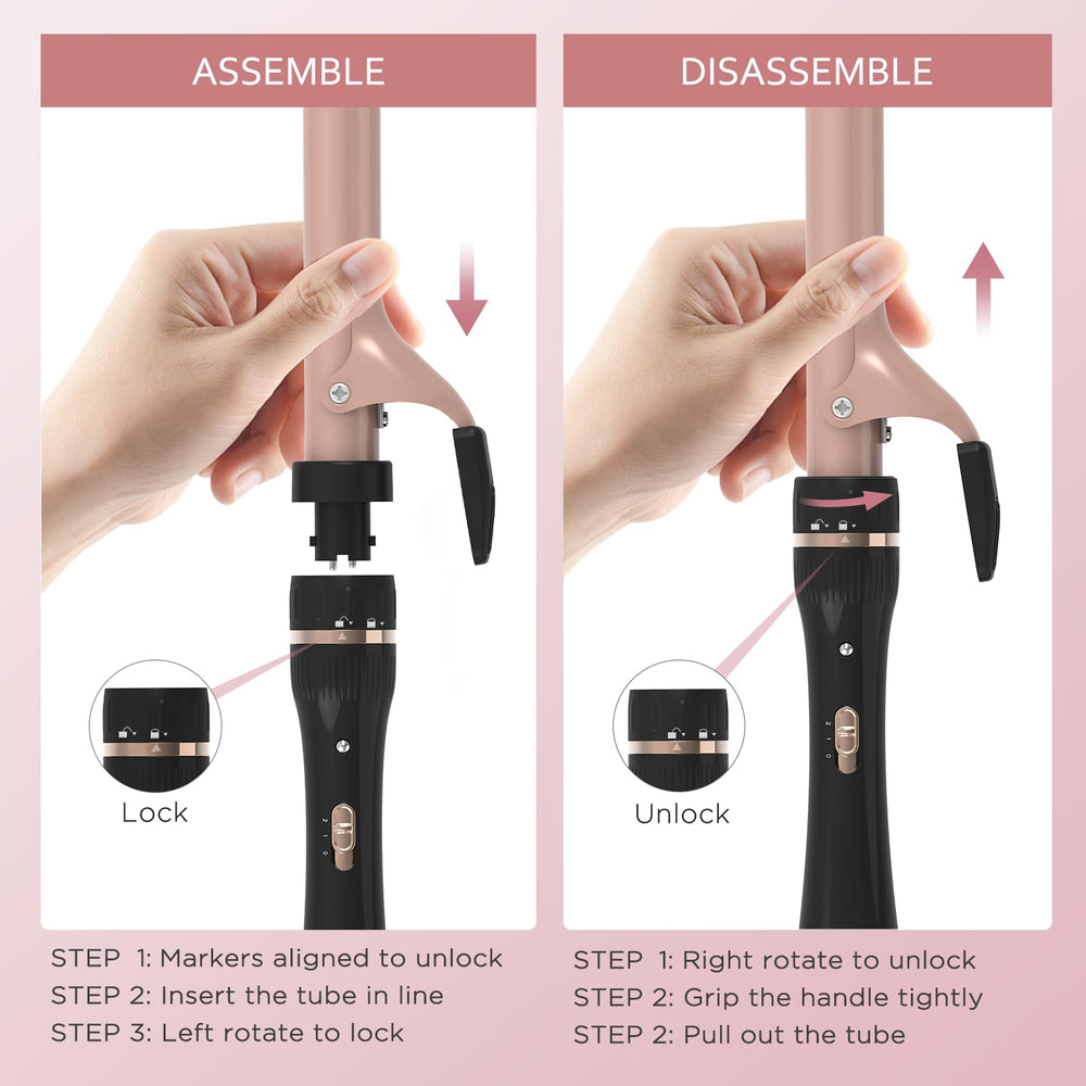 Janelove storage bag and clips for neat portable hair tool organization