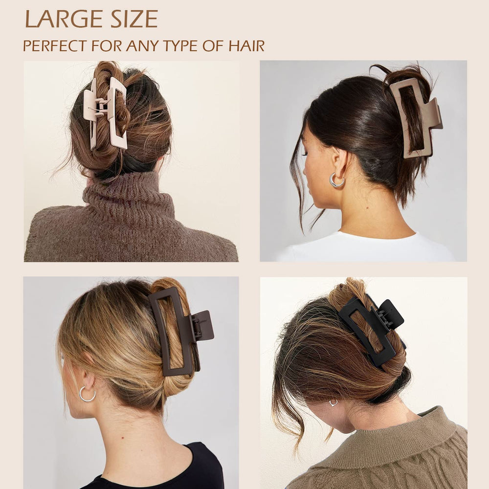 JANFUN everyday-use hair clip shown during skincare routine and casual wear
