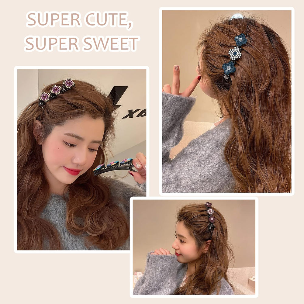 JANFUN hair clip for bangs styling idea keeps fringe neat throughout day.